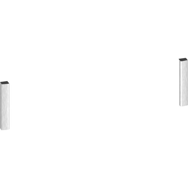 Kit Flex Design 14 cm Metallic silver, pentru Sertar termic, Sertar cu vidare, sau Sertar pentru depozitare Z9014MY0, Neff